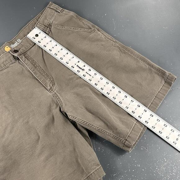 Carhartt Shorts Mens 40 Green Rugged Flex Relaxed Fit Utility Pocket 102514 217 - Picture 5 of 6